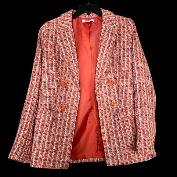 Liz Claiborne Women’s Liz Regular Fit Double Breasted Blazer (NWT) - Picture 1 of 7